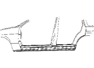 VAN WEZEL 4348104 -  Накладка порога